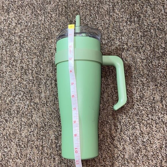 Green Insulated Tumbler with Handle - Picture 9 of 9